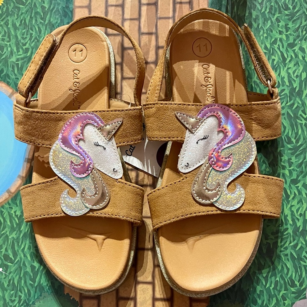 Cat & Jack Unicorn Sandals